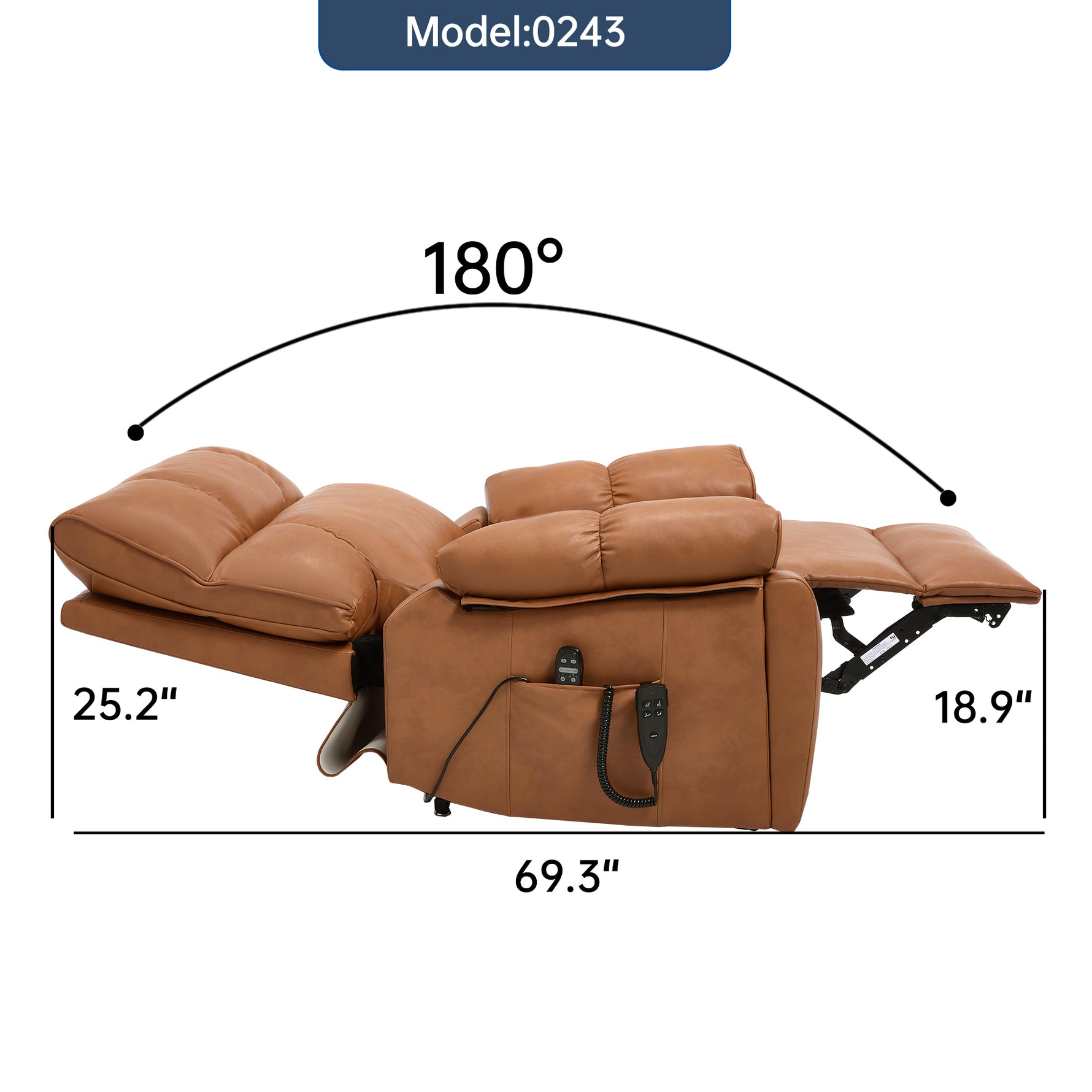 Dual-Motor Power Lift Recliner with Heat & Massage, 350 lb Capacity detail image 171