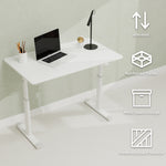 Height Adjustable Study Desk for Home Office workspace desk setup
