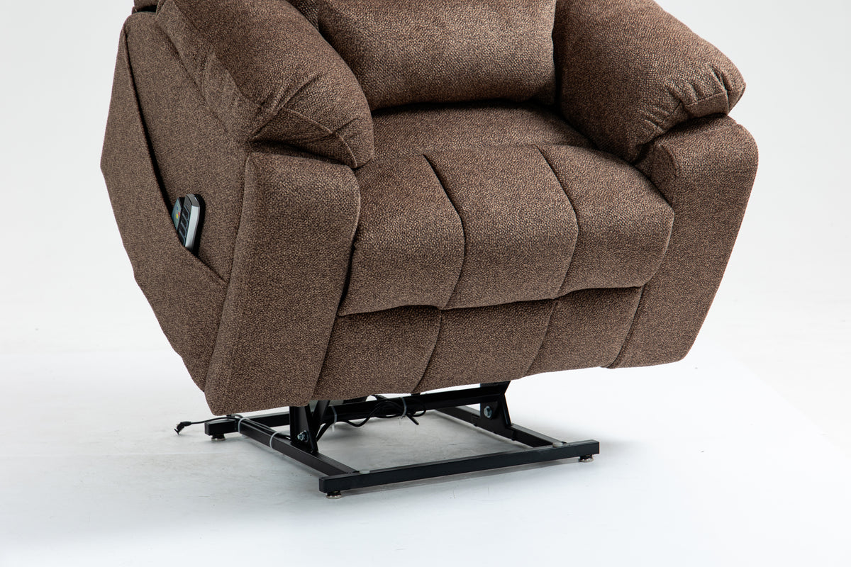 Power Lift Recliner with Heat, Massage & High-Density Foam detail image 4