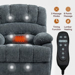 Chenille Power Lift Recliner detail image 28
