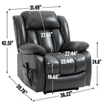 Dual-Motor Power Lift Heat & Massage Recliner detail image 56