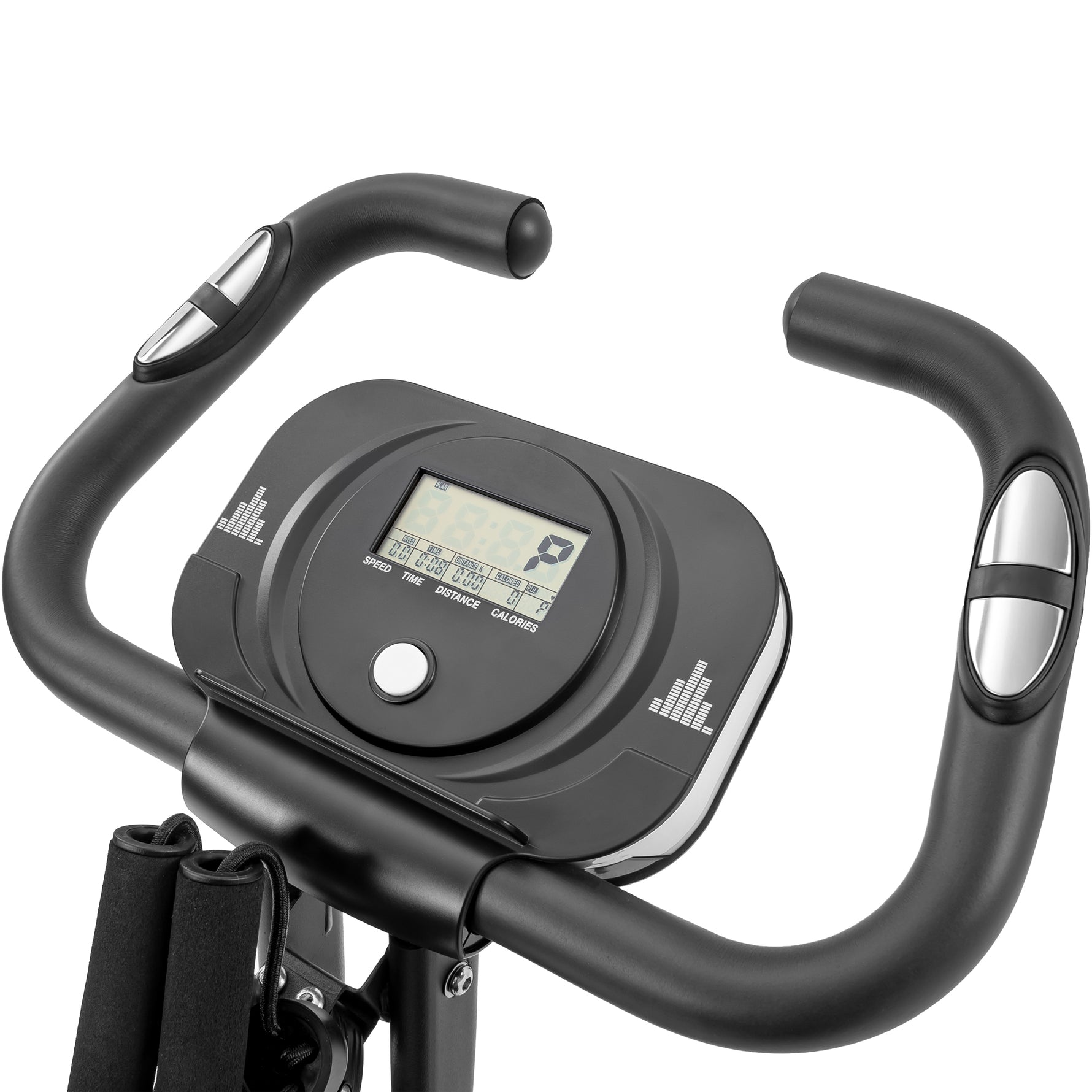 Folding Stationary Bike with 16-Level Magnetic Resistance, 300 lb Capacity detail image 56
