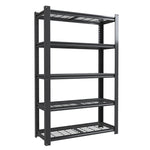 Industrial Heavy Duty Adjustable Metal Mesh Storage Shelving Unit for workshop, garage, storage, or utility use