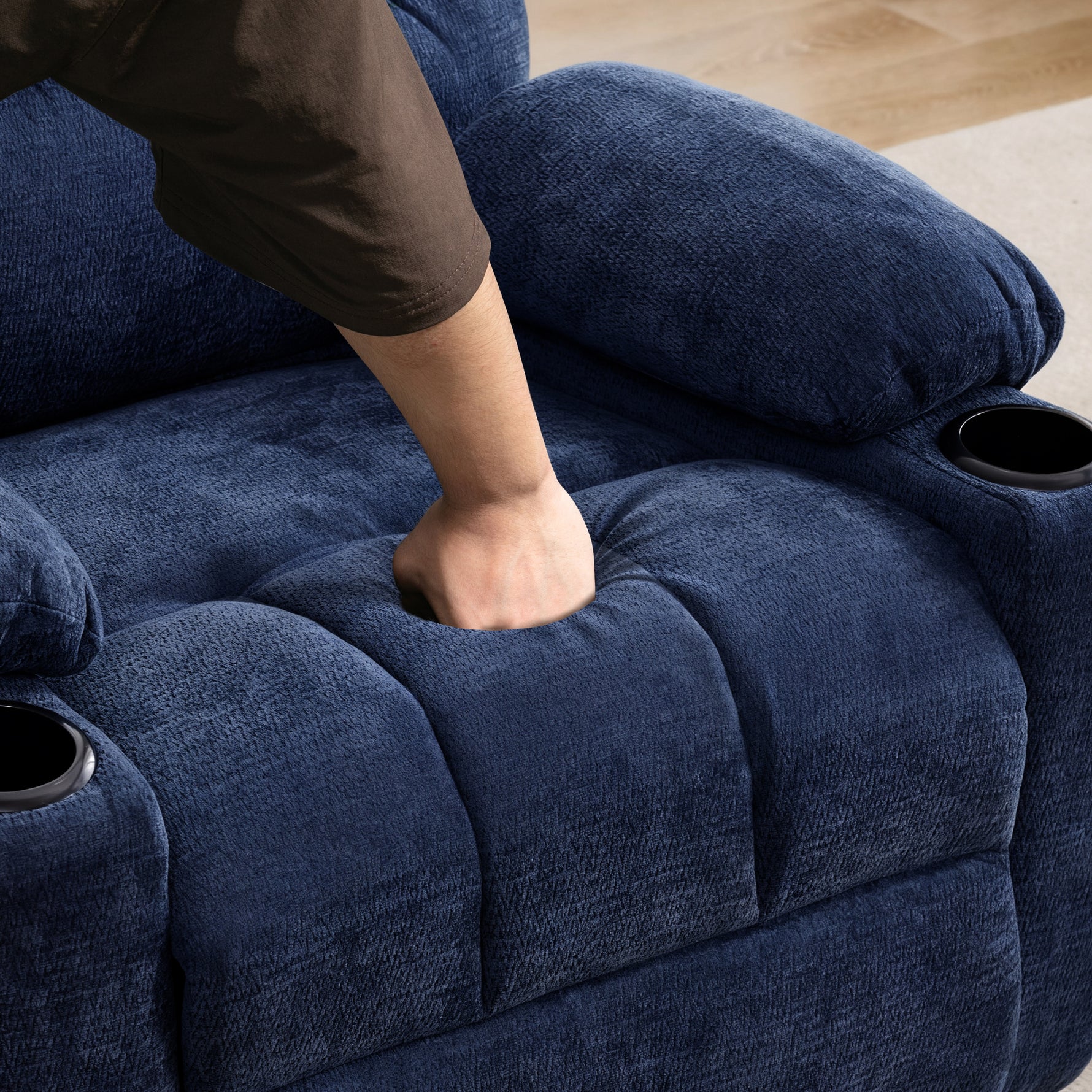 Fabric Heat & Massage Recliner detail image 6