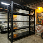 5-Tier Heavy Duty Garage Shelving Unit, Adjustable Metal Storage Rack for workshop, garage, storage, or utility use