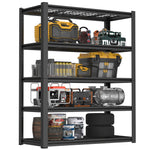 59" Heavy-Duty Metal Garage Storage Rack for workshop, garage, storage, or utility use