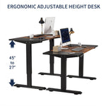 55" x 24" Electric Standing Desk workspace desk setup