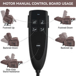 Dual-Motor Lift Recliner with Heat & Massage, 350 lb Capacity detail image 65
