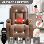 PU Infinite Position Up to 350 lb Single Motor Power Lift Recliner Chair detail image 25