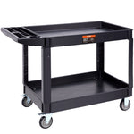 Heavy-Duty Rolling Utility Service Cart with 360° Swivel Wheels for workshop, garage, storage, or utility use