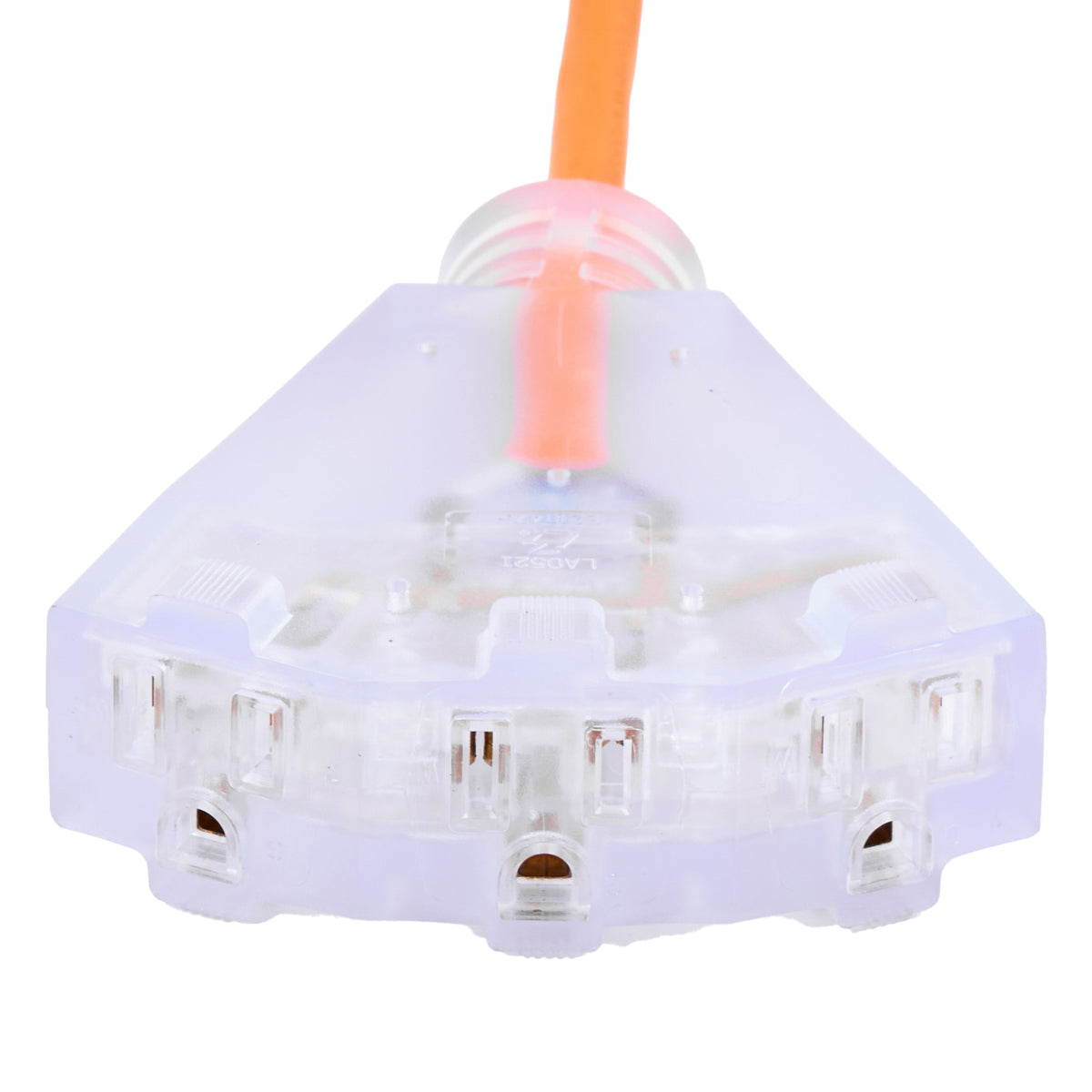 Retractable Heavy-Duty Extension Cord Reel with Triple-Tap Outlet for workshop, garage, storage, or utility use