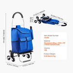 VEVOR Foldable Stair-Climbing Cart for workshop, garage, storage, or utility use