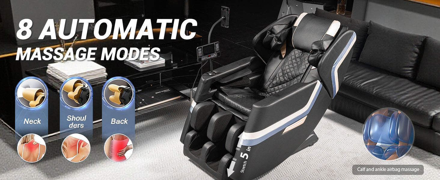 Zero Gravity Massage Recliner with Full-Body Air Pressure detail image 24