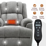 Dual-Motor Heat & Massage Power Lift Recliner, 350 lb Capacity detail image 71