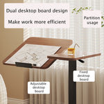 Height Adjustable Rolling Overbed Laptop Desk mobile laptop workstation