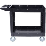 Heavy-Duty Rolling Utility Service Cart with 360° Swivel Wheels for workshop, garage, storage, or utility use