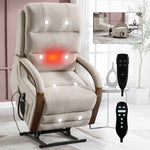Power Chenille Lift Recliner Chair Dual Motor Infinite Position Up to 350 Pounds detail image 77