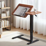 Height Adjustable Rolling Overbed Laptop Desk mobile laptop workstation