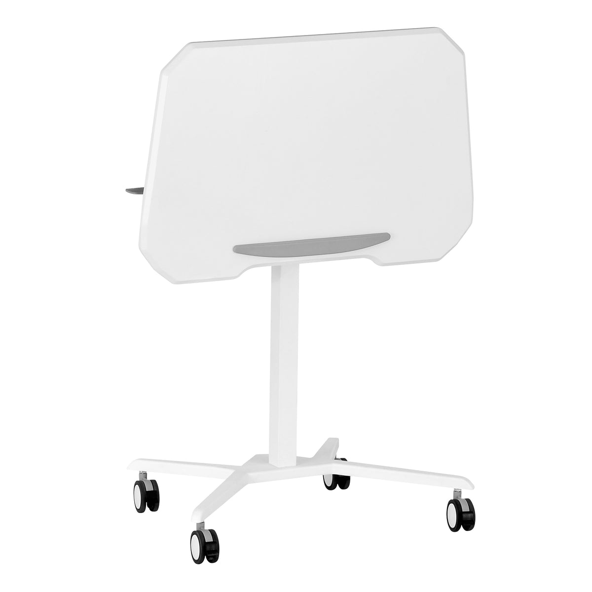 Techni Mobili White Sit-to-Stand Mobile Laptop Cart mobile laptop workstation