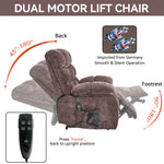Dual-Motor Lift Recliner with Heat & Massage, 350 lb Capacity detail image 58