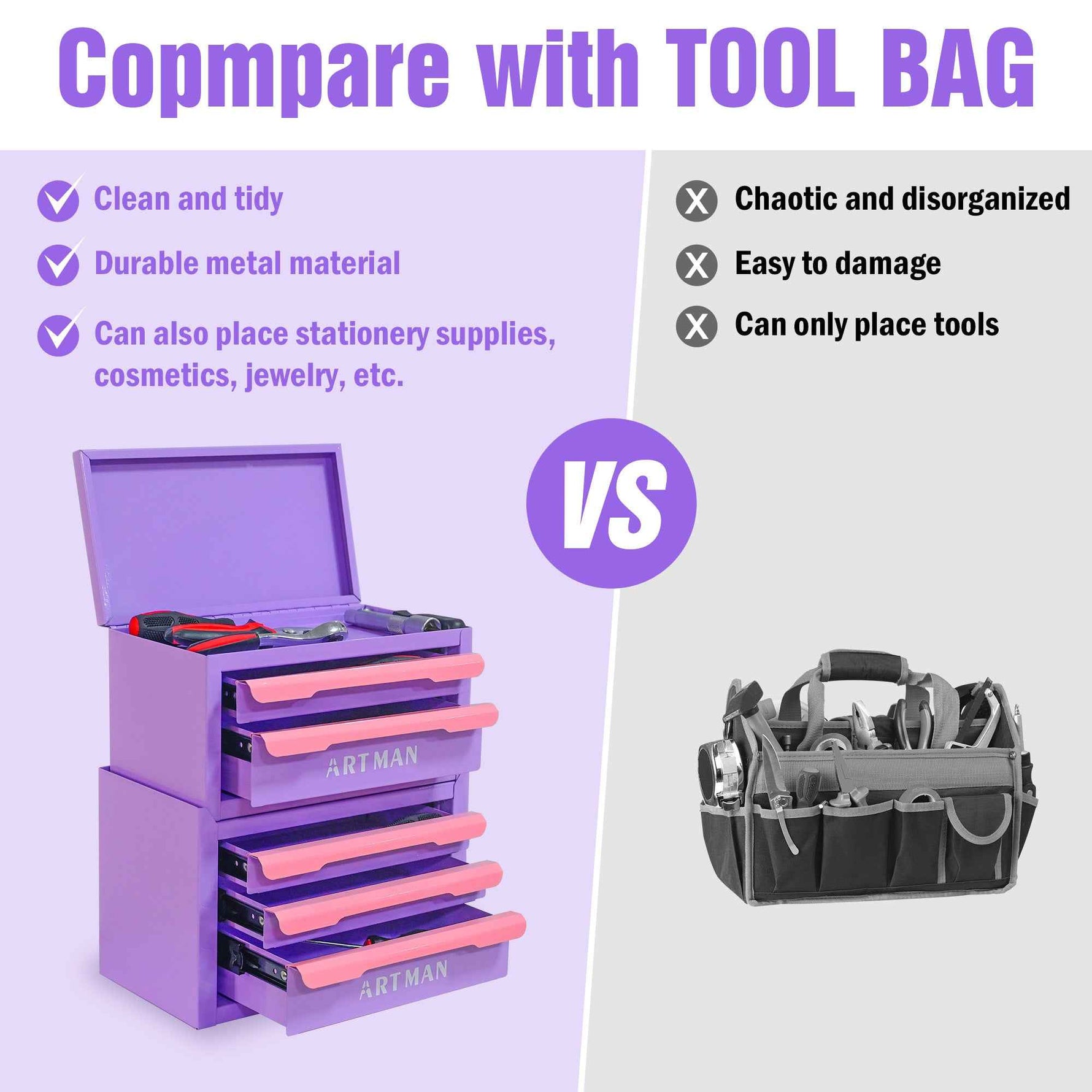 Drawer-Style Desktop Storage Organizer desktop storage organizer