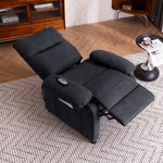 Chenille Massage Recliner with Heat & Remote Control detail image 7