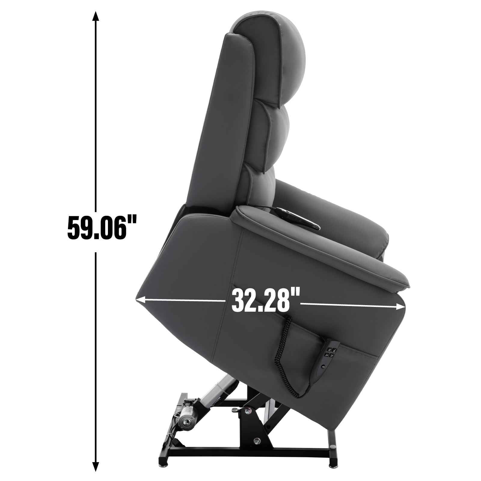 Dual-Motor Power Lift Heat & Massage Recliner detail image 65