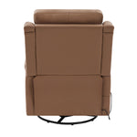 Modern Manual Recliner with 8-Point Massage and Heating, Swivel Rocking detail image 13