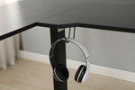 L-Shaped 59" Electric Standing Desk workspace desk setup