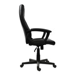 Techni Mobili Medium-Back Executive Chair, Black for home office seating