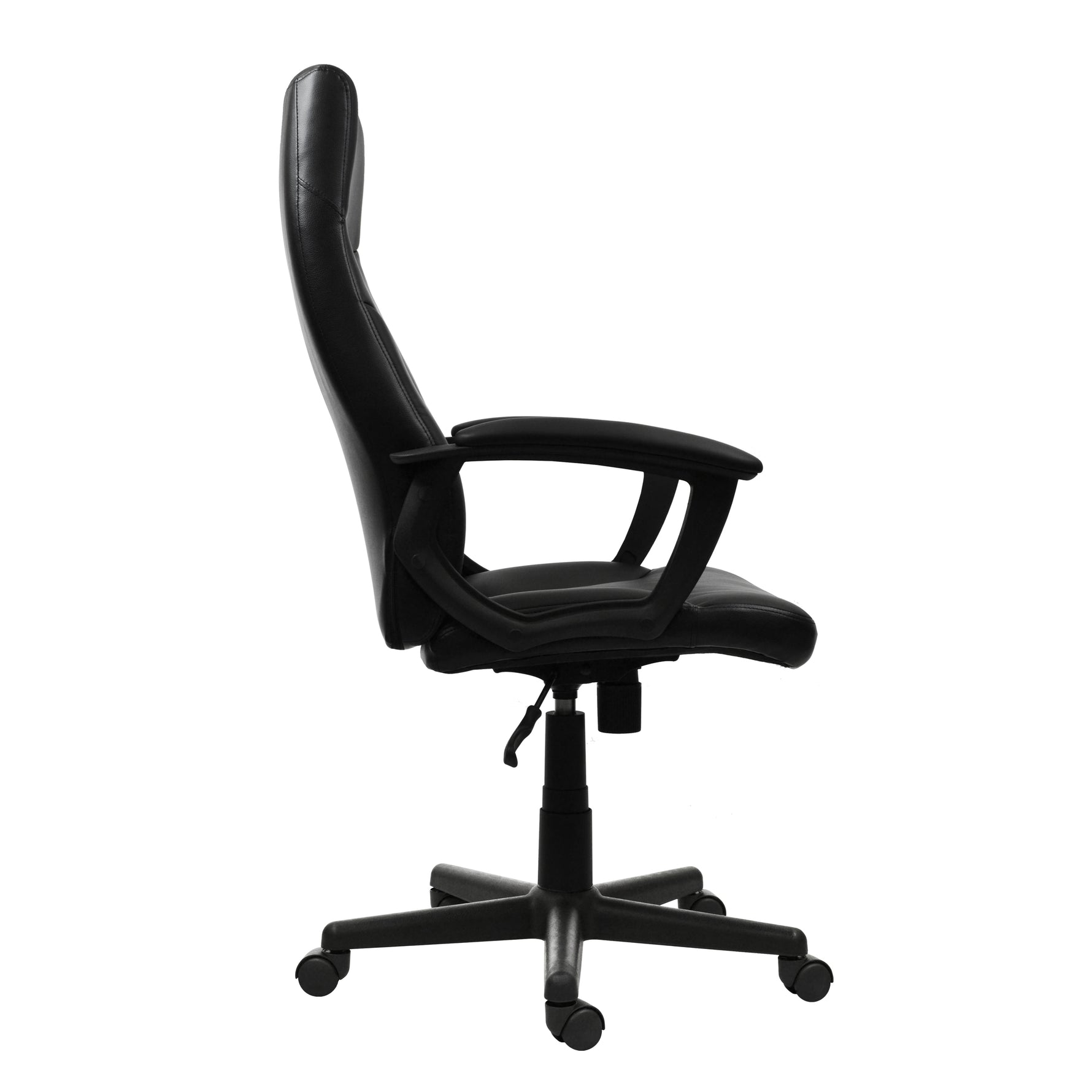 Techni Mobili Medium-Back Executive Chair, Black for home office seating