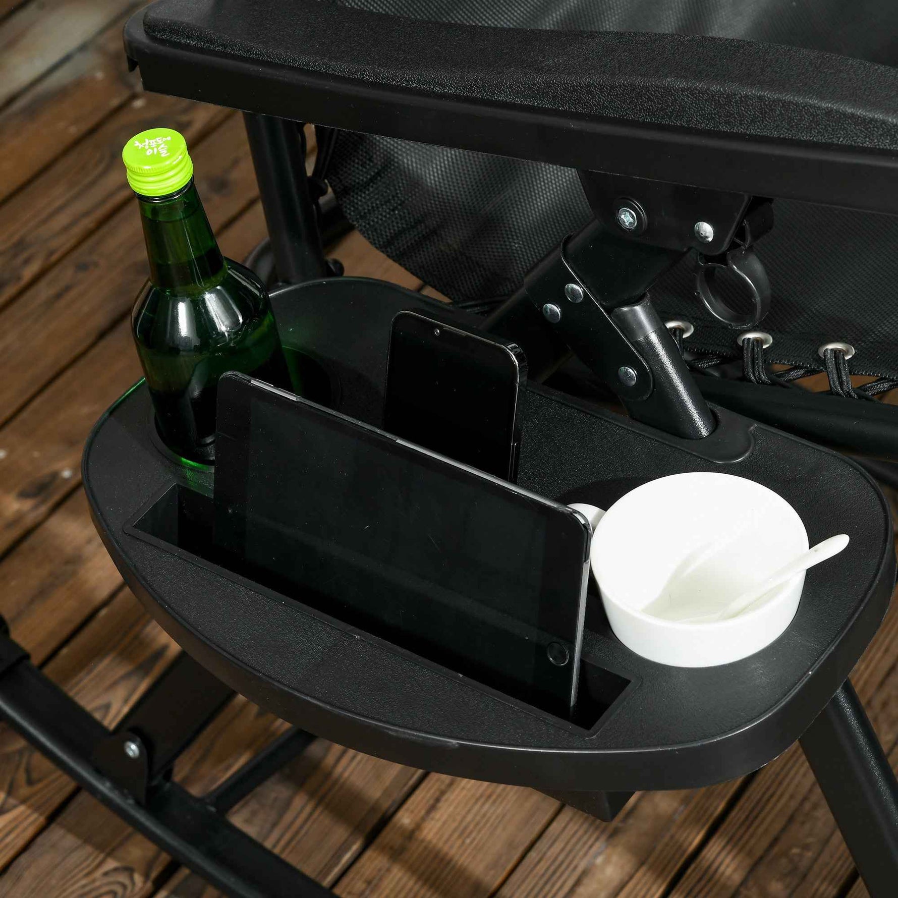 Outsunny Folding Zero Gravity Rocking Chair Set detail image 9