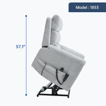 Dual-Motor Leather-Air Power Lift Recliner detail image 142
