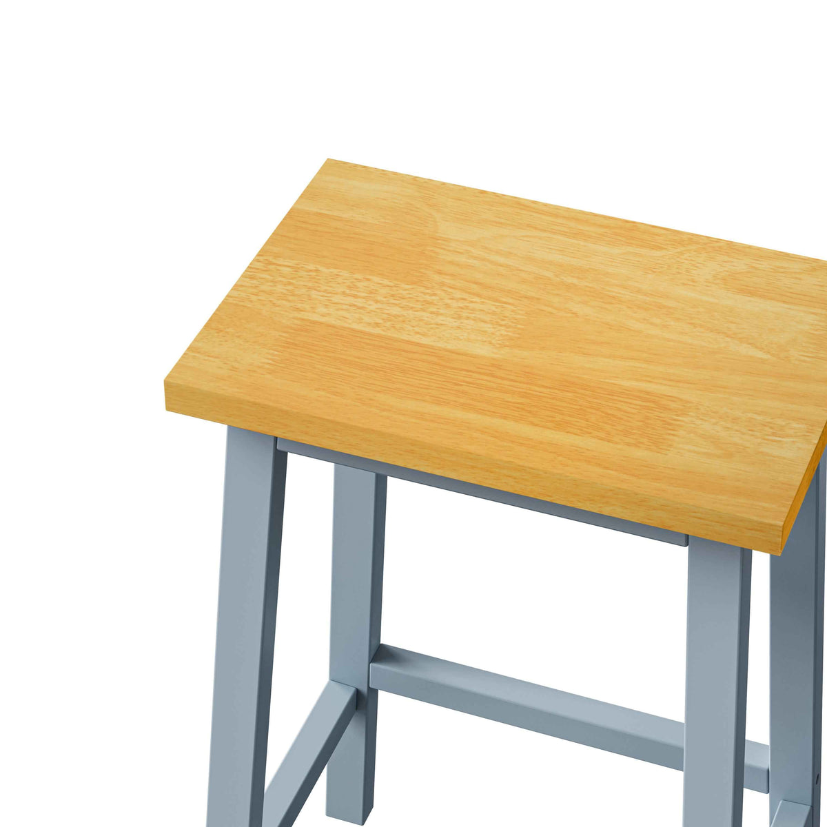 53 in. Farmhouse Kitchen Island with Power Outlet & Stools product view 74