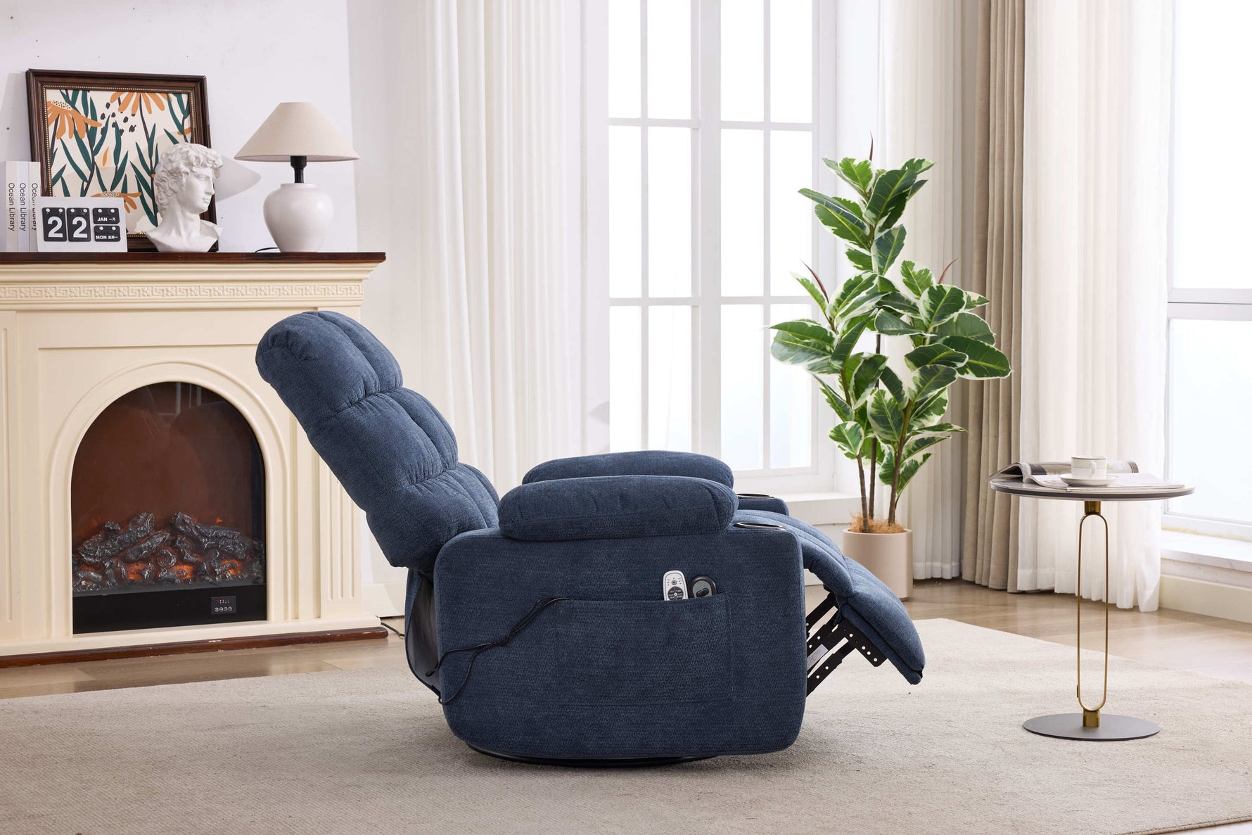 Fabric Heat & Massage Recliner detail image 37