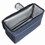 3-in-1 Folding Wagon Cart with Bench Seat & Storage for workshop, garage, storage, or utility use