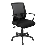 Techni Mobili Ergonomic Mesh Task Chair, Black for home office seating