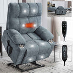 Chenille Dual-Motor Power Lift Recliner, 350 lb Capacity detail image 57