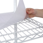 7-Tier Adjustable Wire Shelving Unit, 2450 lb Capacity for workshop, garage, storage, or utility use