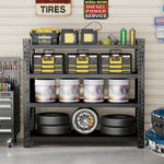 Heavy-Duty Adjustable Garage Shelving, 6000 lb Capacity for workshop, garage, storage, or utility use