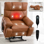 Dual-Motor Power Lift Recliner with Heat & Massage, 350 lb Capacity detail image 150