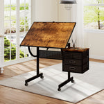 1500-Piece Rolling Jigsaw Puzzle Table with 4 Trays hobby and puzzle table