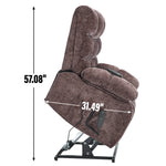 Dual-Motor Lift Recliner with Heat & Massage, 350 lb Capacity detail image 63