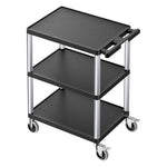 Heavy-Duty Rolling Utility Service Cart with 360° Swivel Wheels for workshop, garage, storage, or utility use