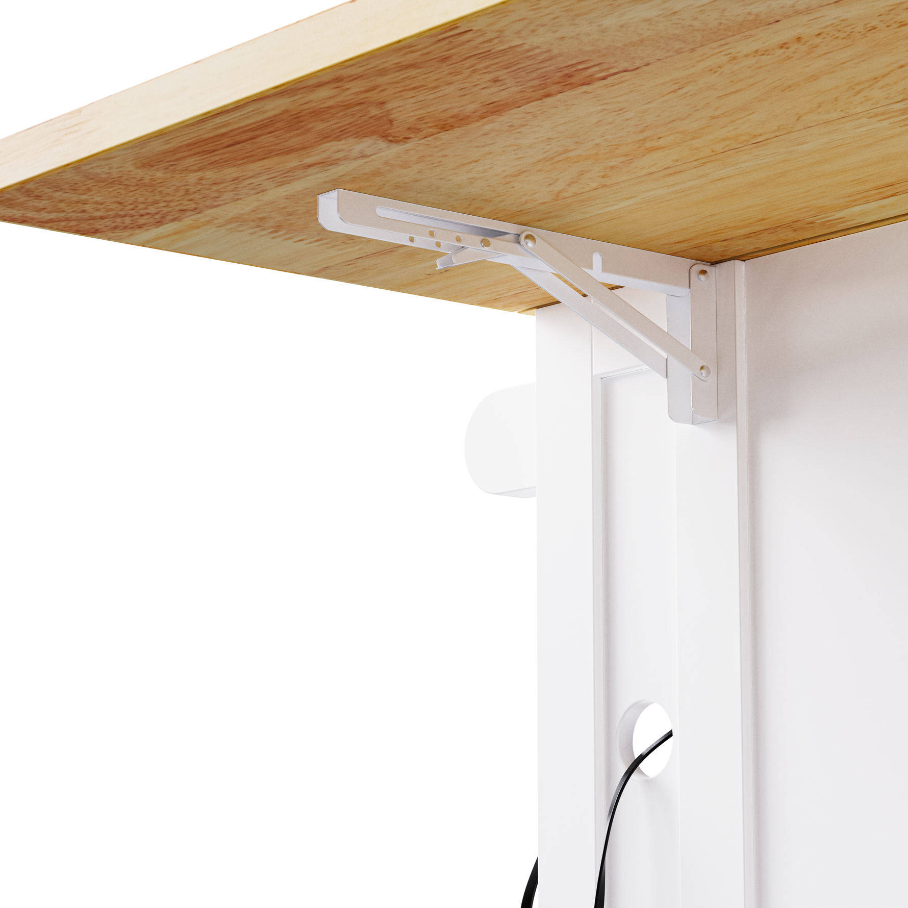 53 in. Farmhouse Kitchen Island with Power Outlet & Stools product view 154