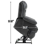Dual-Motor Power Lift Heat & Massage Recliner detail image 54