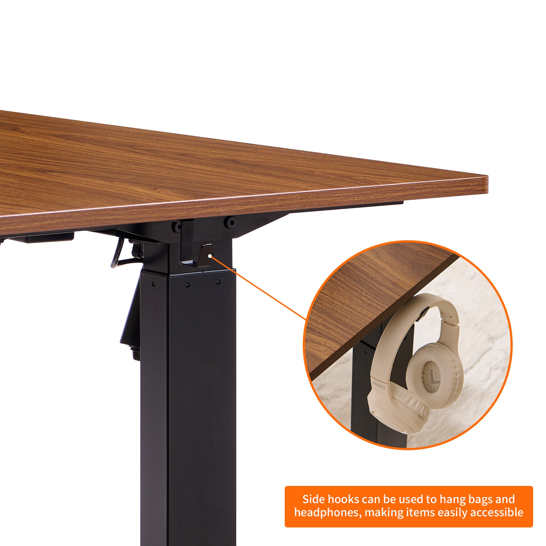 48" x 24" Electric Standing Desk workspace desk setup