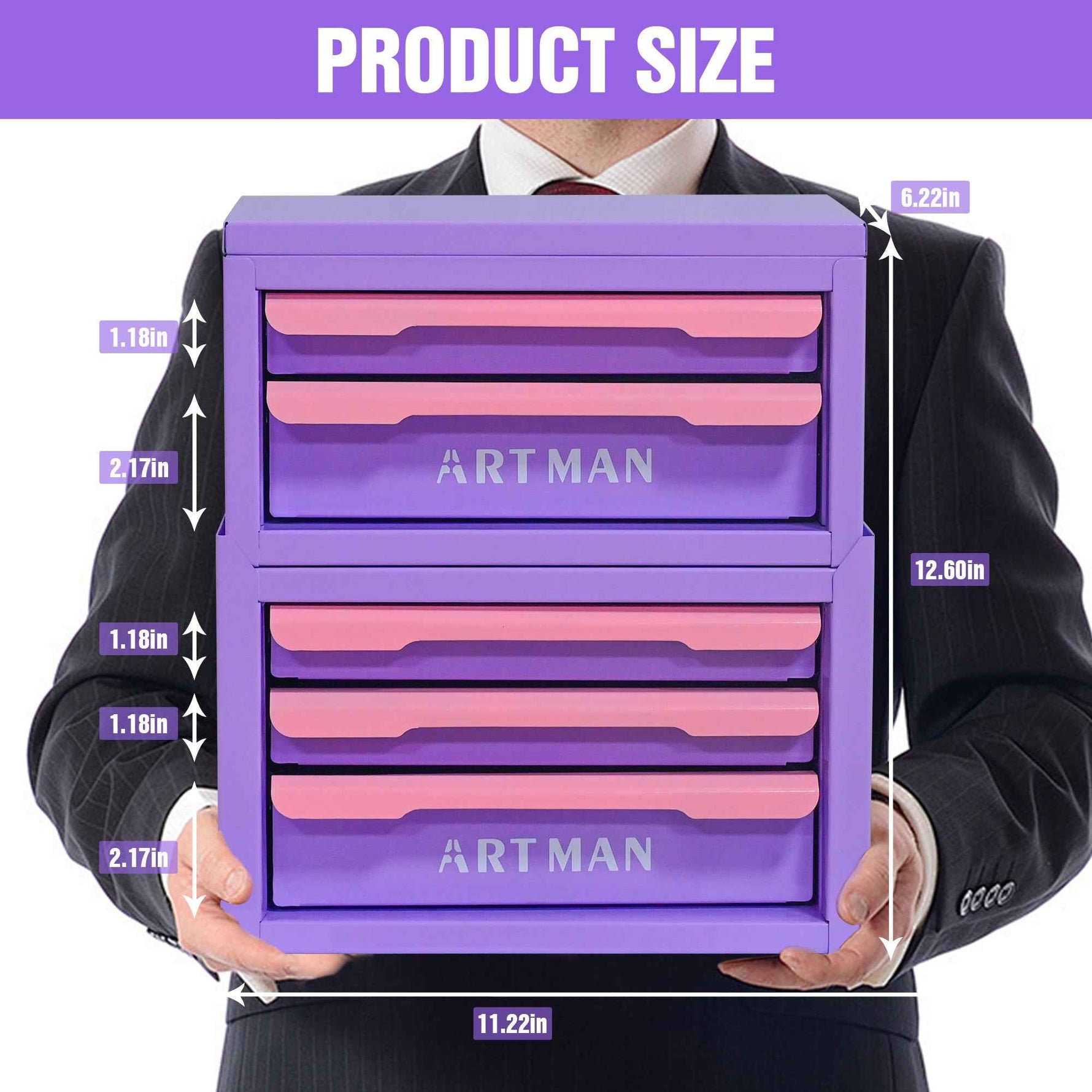 Drawer-Style Desktop Storage Organizer desktop storage organizer