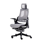Techni Mobili LUX Ergonomic Executive Chair, Grey for home office seating