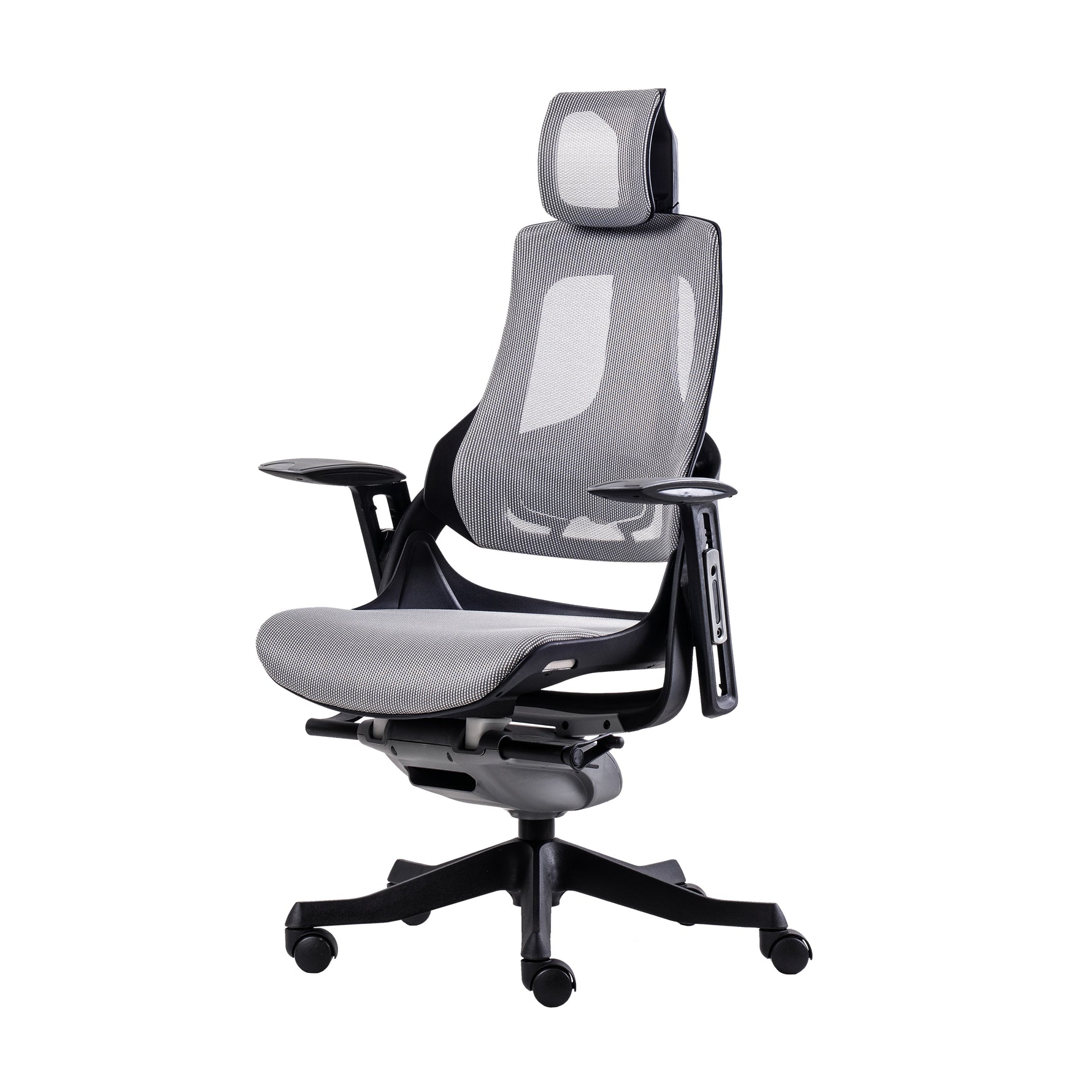 Techni Mobili LUX Ergonomic Executive Chair, Grey for home office seating